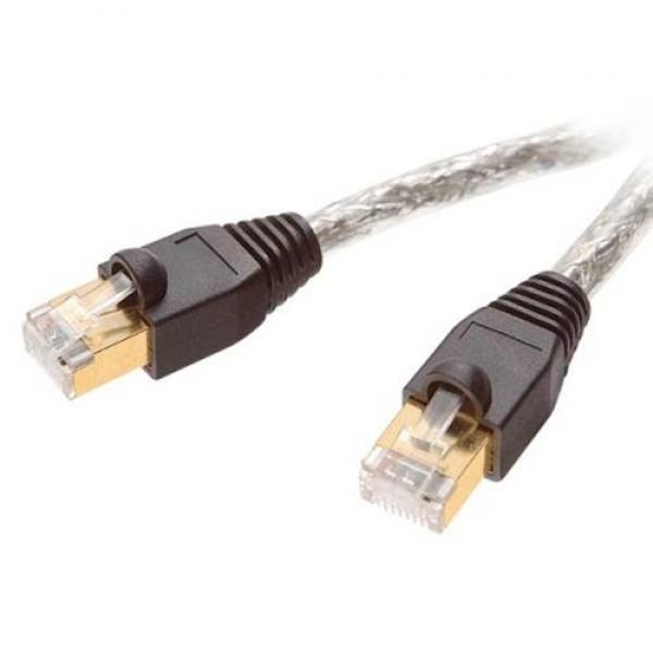 16.5' CAT6 (550MHz) STP Shielded Network Cable - Transparent