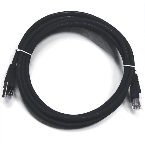 75' CAT6 (500MHz) STP Shielded Network Cable - Black