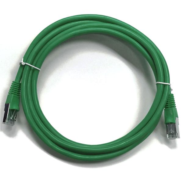 3' CAT6 (500MHz) STP Shielded Network Cable - Green