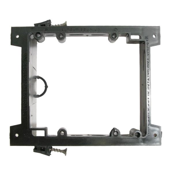 A1 Double Gang New Construction Low Voltage Mounting Bracket - <b>Screw On</b>